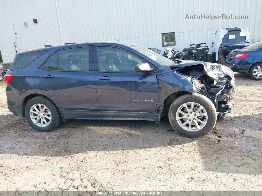 2018 Chevrolet Equinox Ls Синий vin: 3GNAXHEV6JS647295