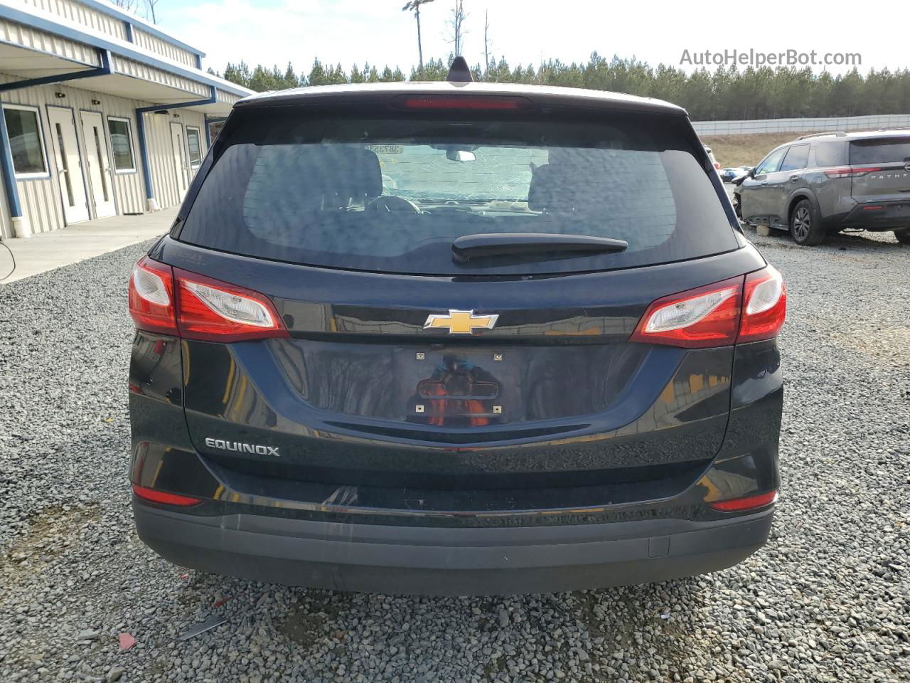 2019 Chevrolet Equinox Ls Black vin: 3GNAXHEV6KL229153