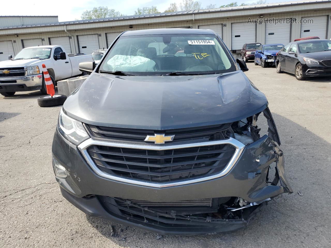 2019 Chevrolet Equinox Ls Gray vin: 3GNAXHEV6KS581350