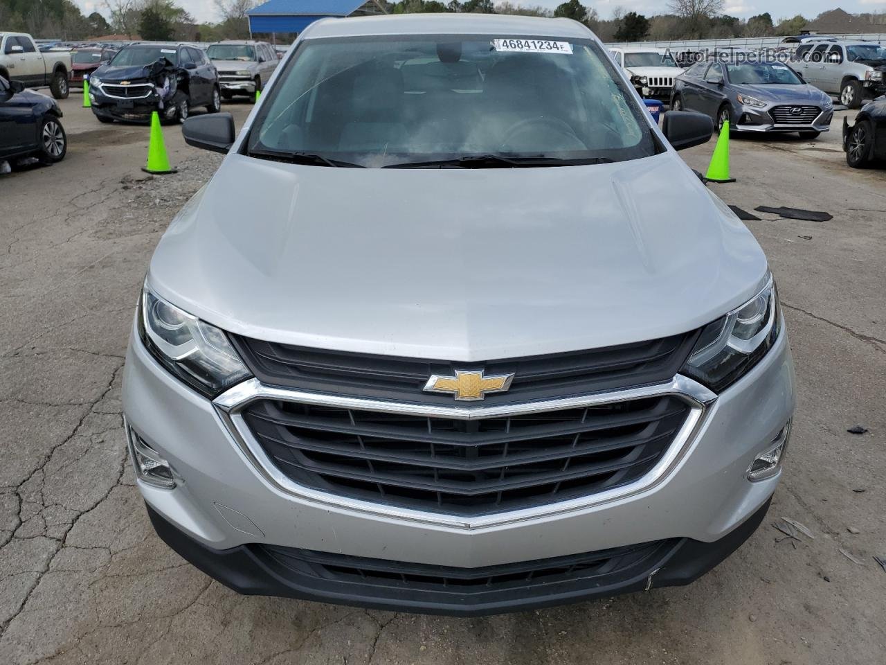 2019 Chevrolet Equinox Ls Silver vin: 3GNAXHEV6KS622222