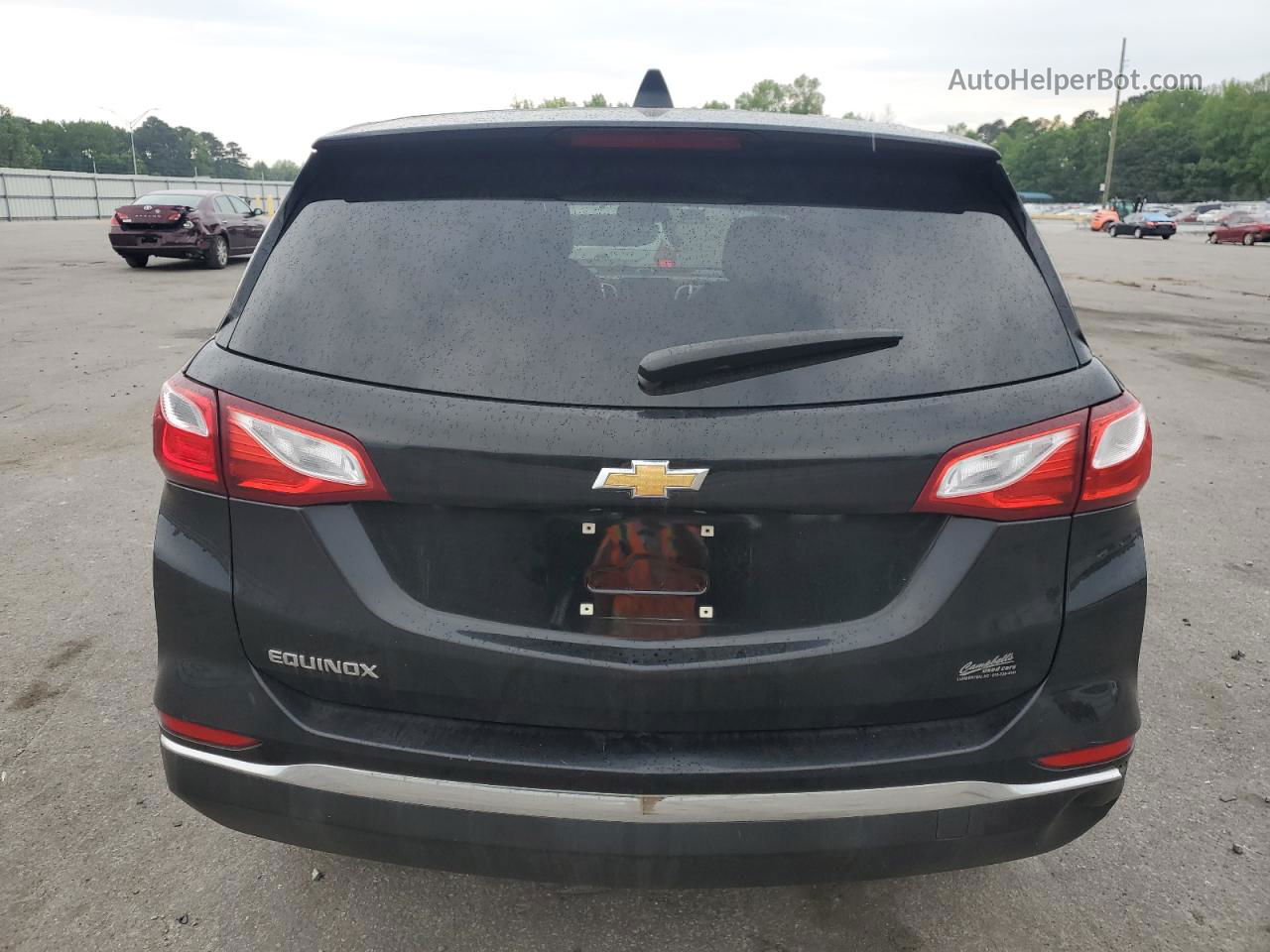 2018 Chevrolet Equinox Ls Black vin: 3GNAXHEV7JL319085