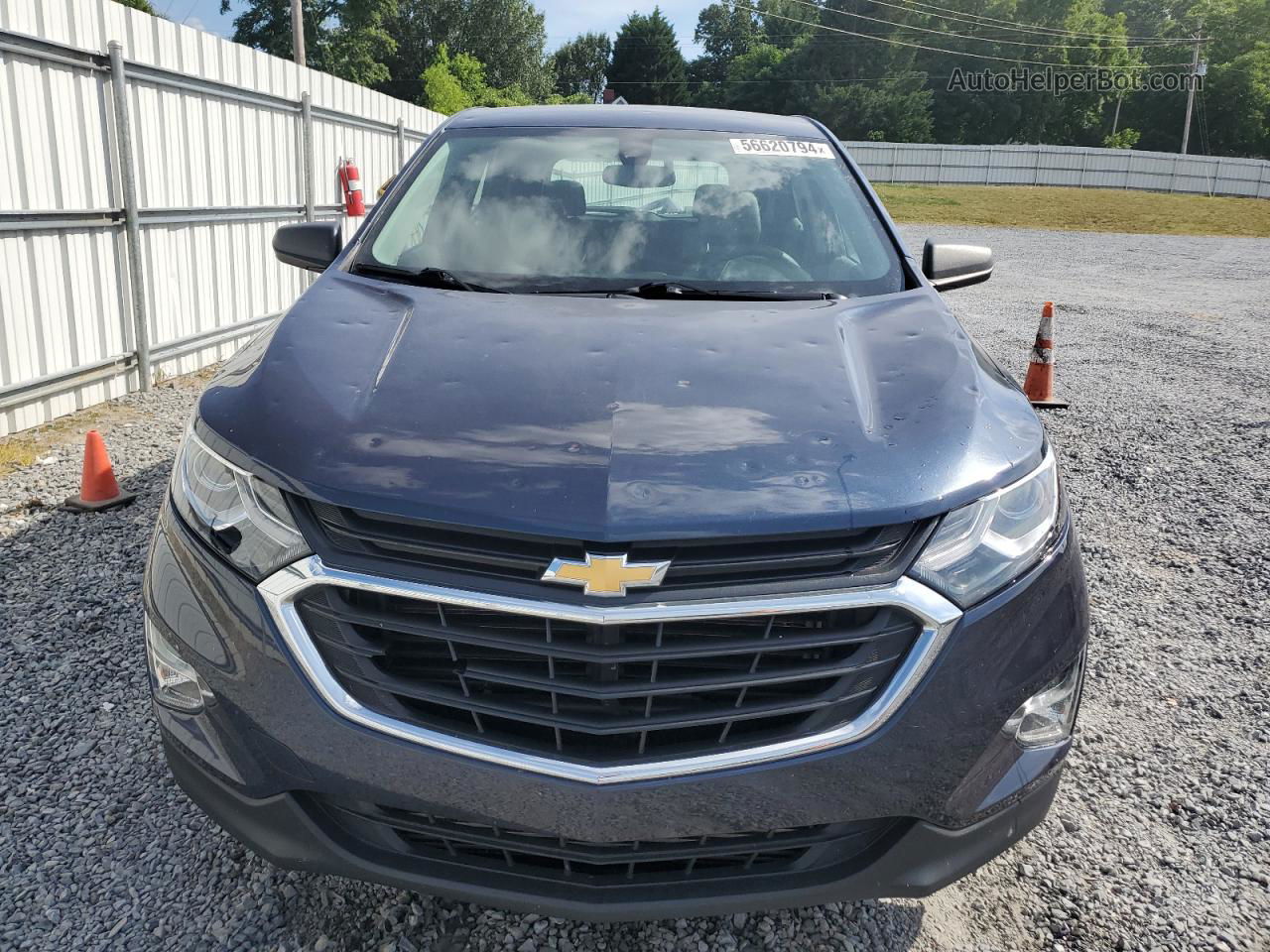 2018 Chevrolet Equinox Ls Синий vin: 3GNAXHEV7JL319880