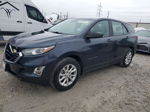 2018 Chevrolet Equinox Ls Blue vin: 3GNAXHEV7JS529594