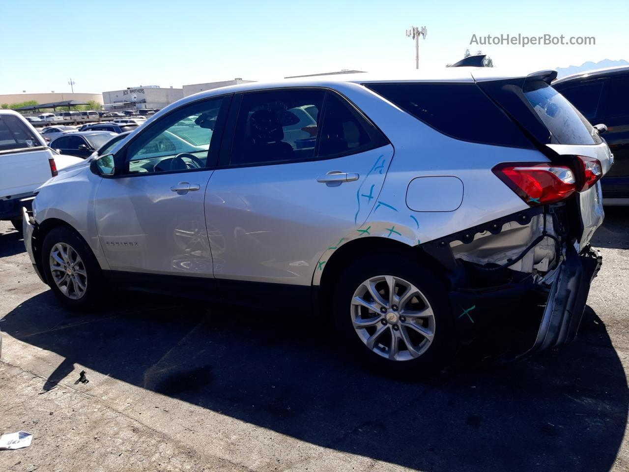 2020 Chevrolet Equinox Ls Silver vin: 3GNAXHEV7LS543238