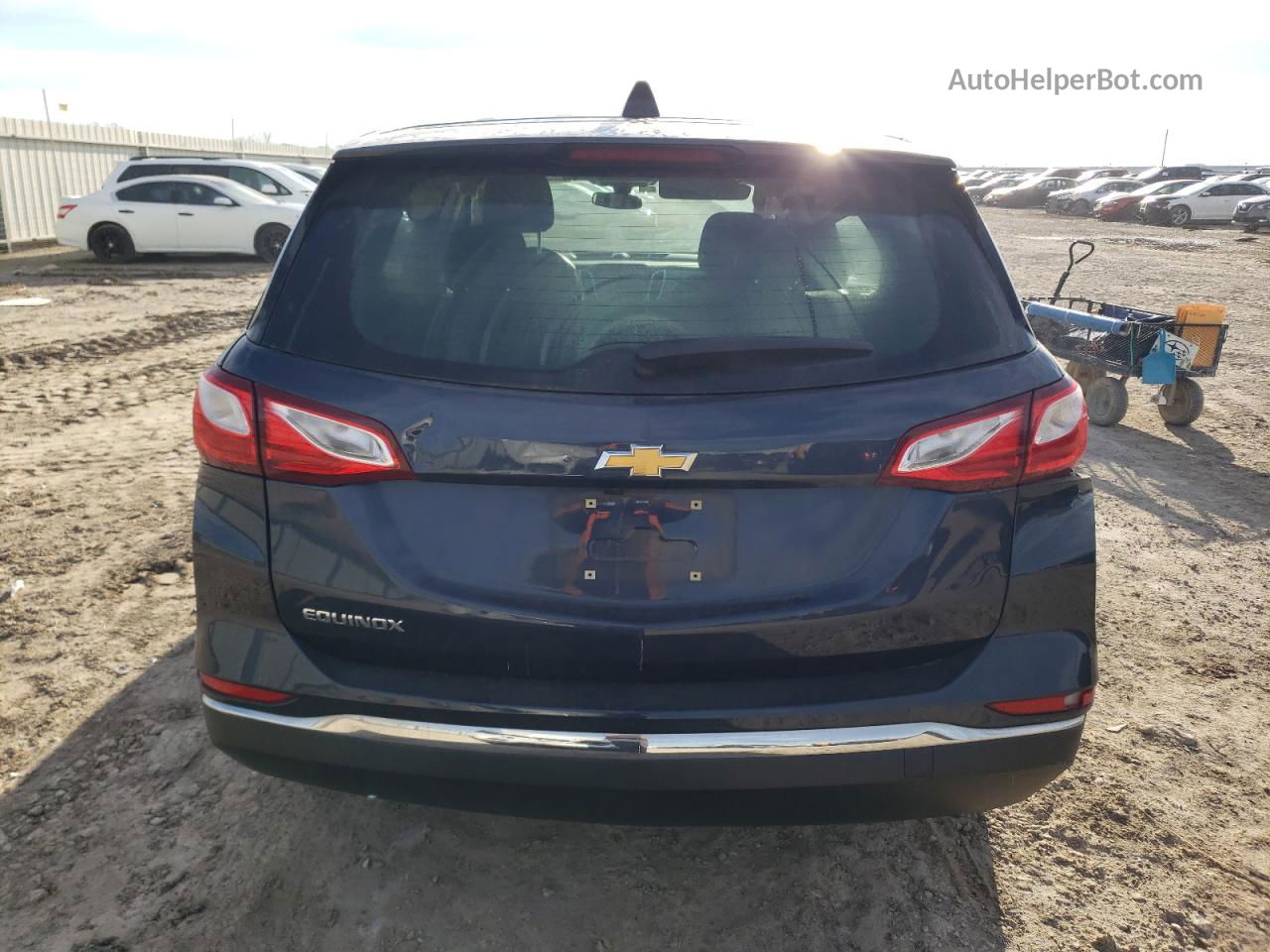 2018 Chevrolet Equinox Ls Синий vin: 3GNAXHEV8JL104380