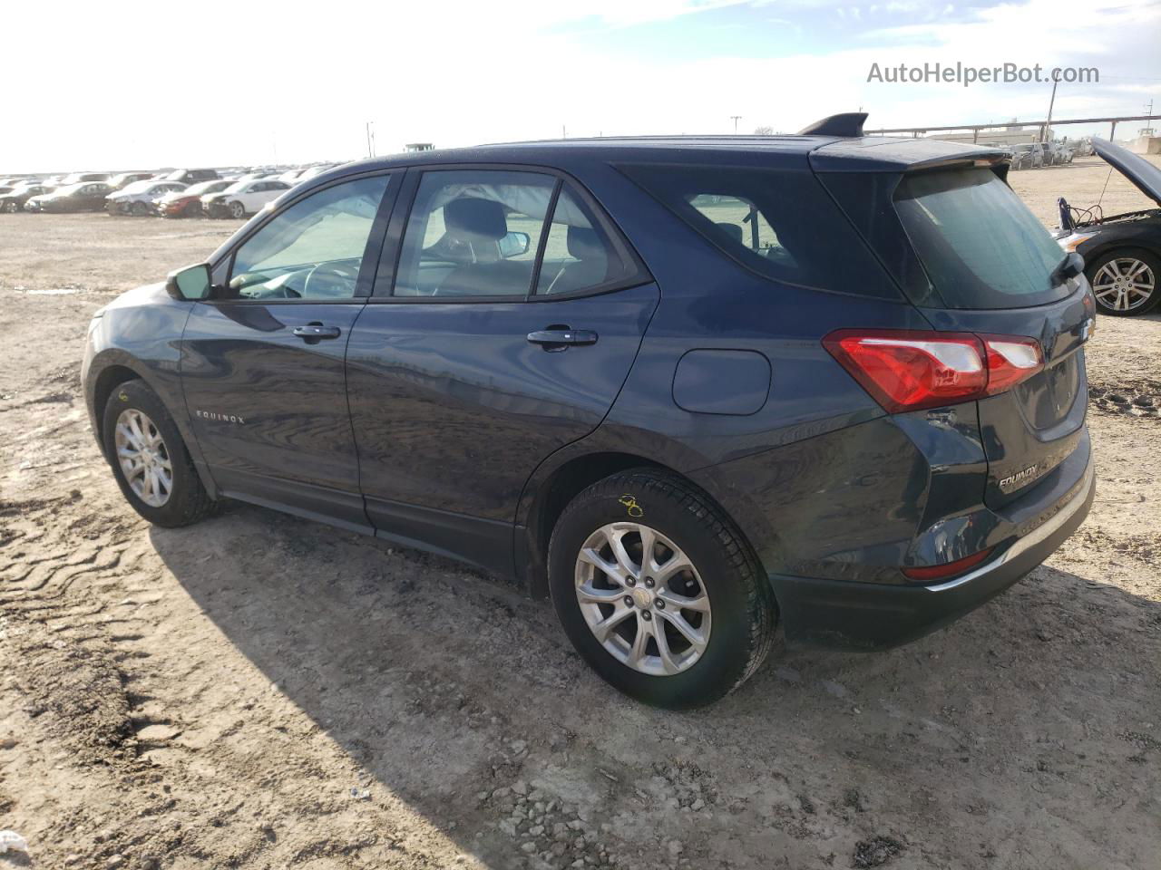 2018 Chevrolet Equinox Ls Blue vin: 3GNAXHEV8JL104380