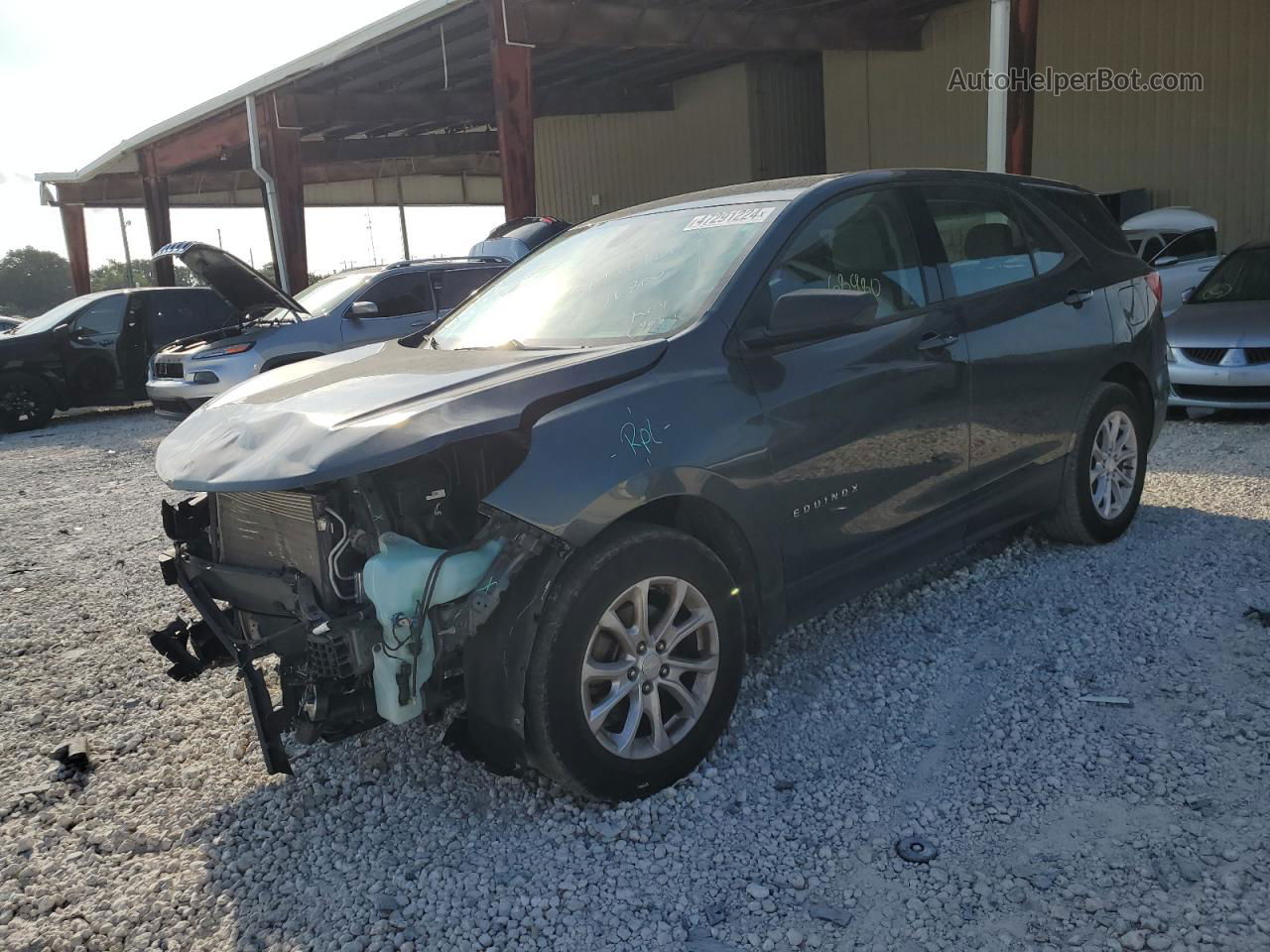 2019 Chevrolet Equinox Ls Red vin: 3GNAXHEV8KS576800