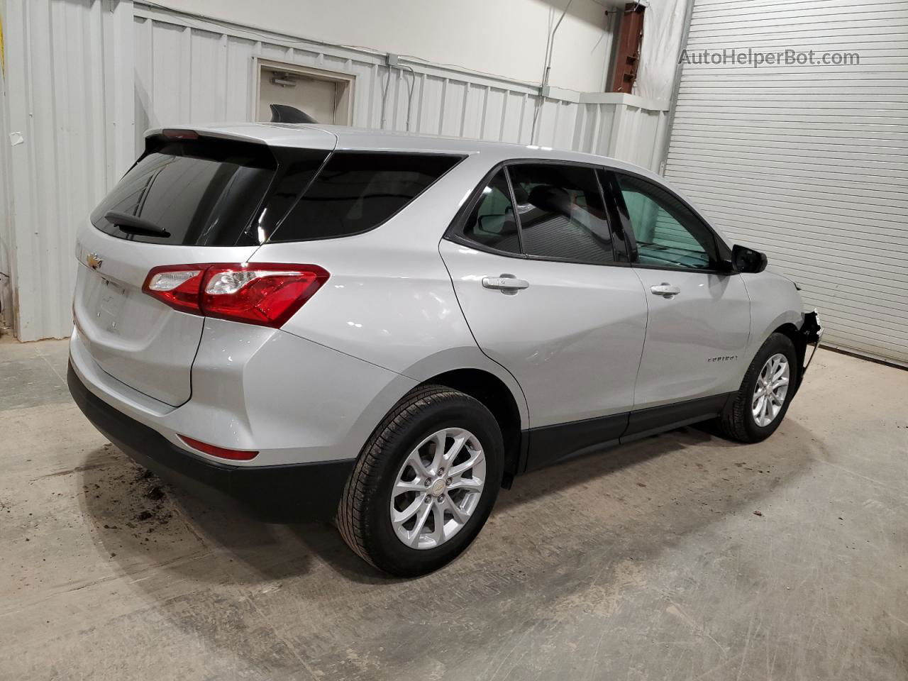 2019 Chevrolet Equinox Ls Silver vin: 3GNAXHEV8KS603185