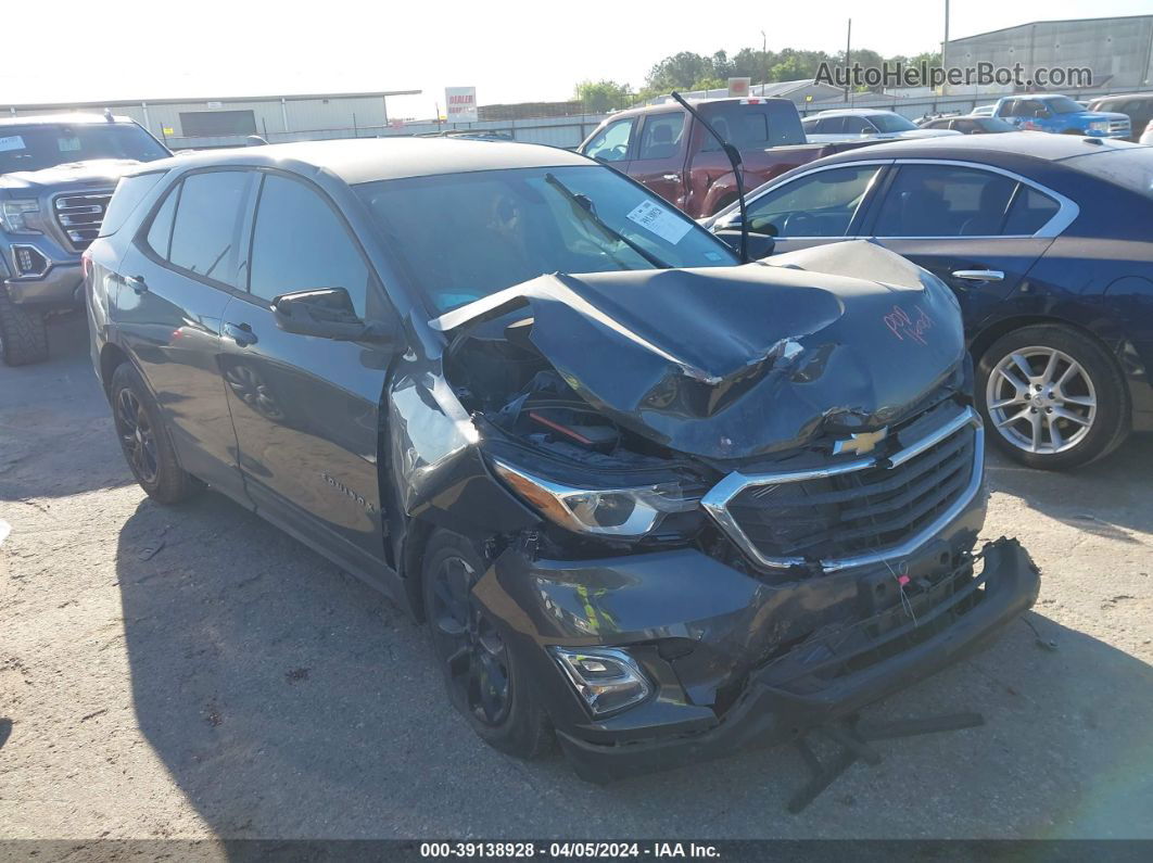 2018 Chevrolet Equinox Ls Black vin: 3GNAXHEV9JS558319