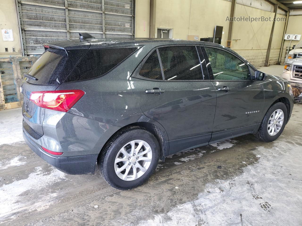 2019 Chevrolet Equinox Ls Gray vin: 3GNAXHEV9KS571833