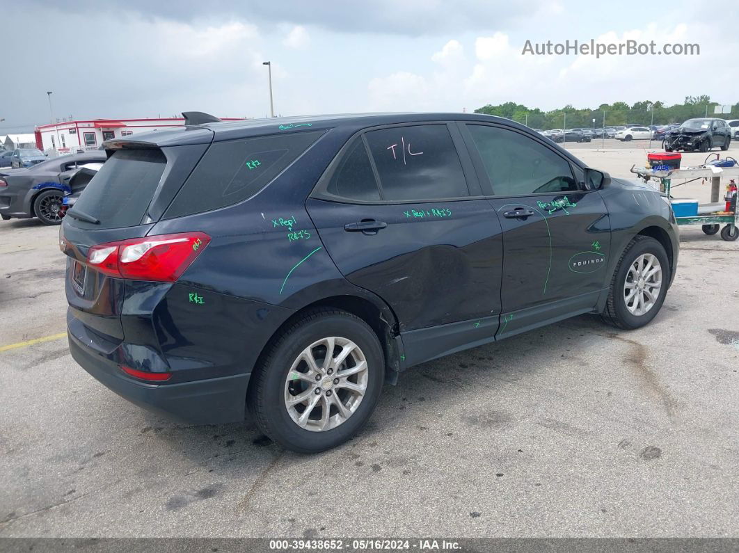 2020 Chevrolet Equinox Fwd Ls Dark Blue vin: 3GNAXHEV9LS736975