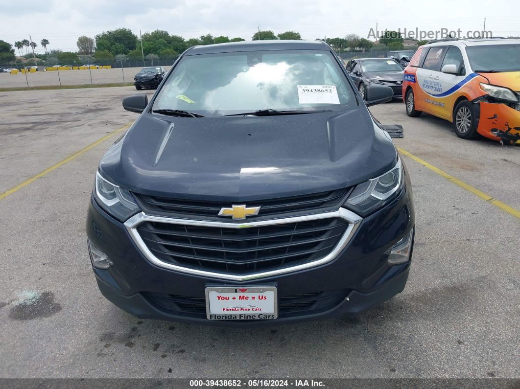 2020 Chevrolet Equinox Fwd Ls Dark Blue vin: 3GNAXHEV9LS736975