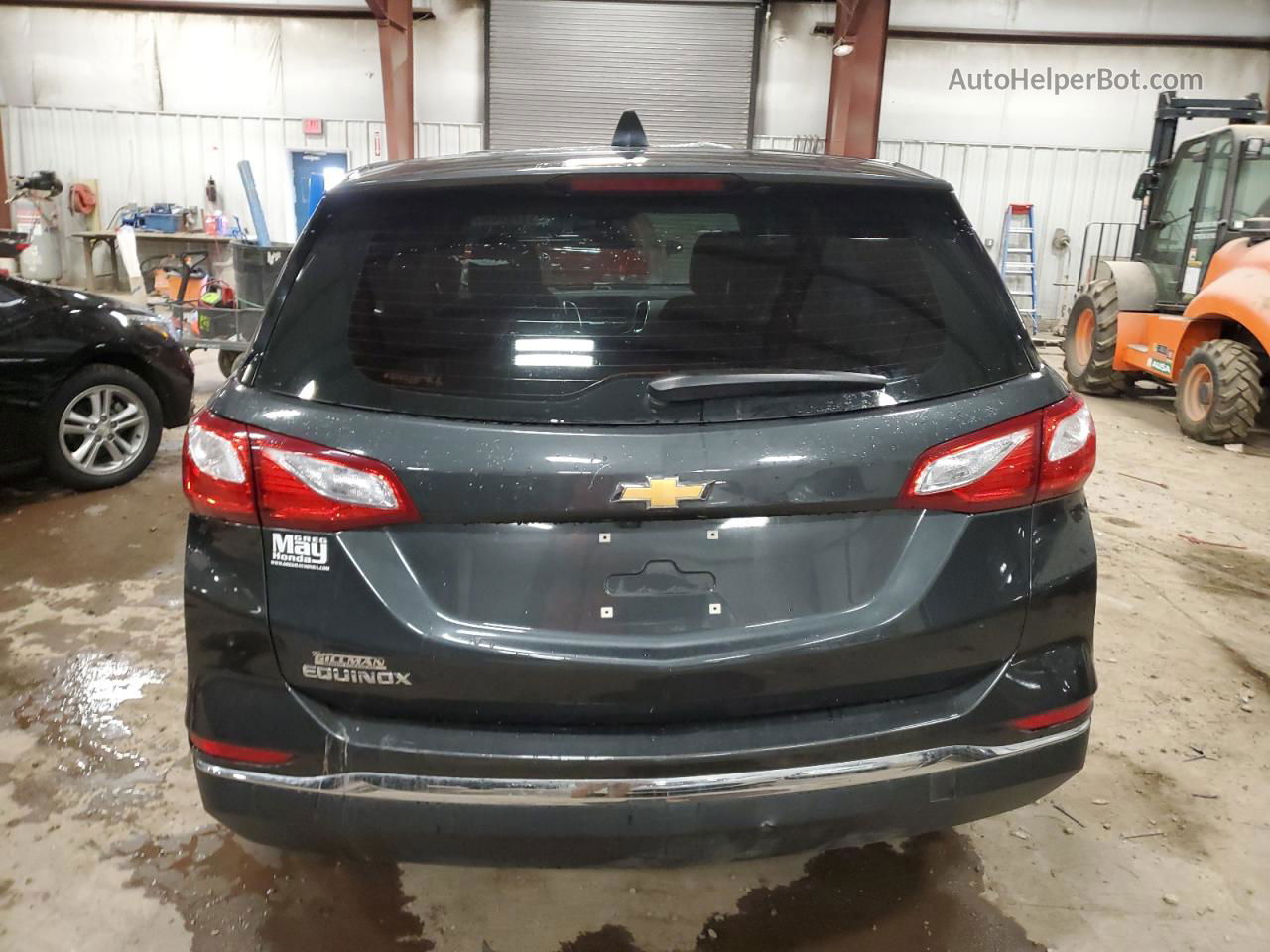 2018 Chevrolet Equinox Ls Charcoal vin: 3GNAXHEVXJS572407