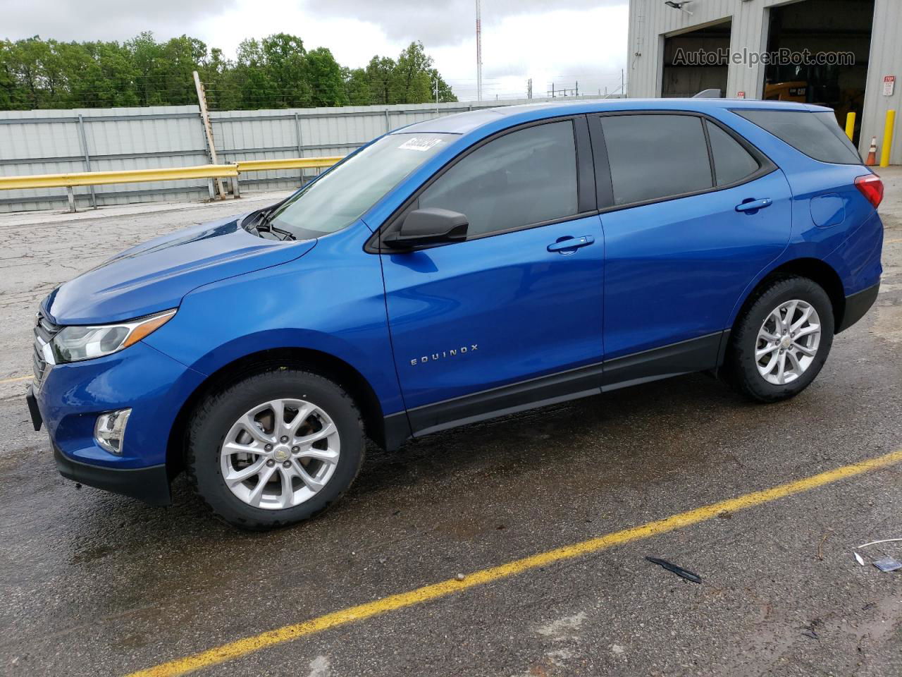 2019 Chevrolet Equinox Ls Синий vin: 3GNAXHEVXKS523063