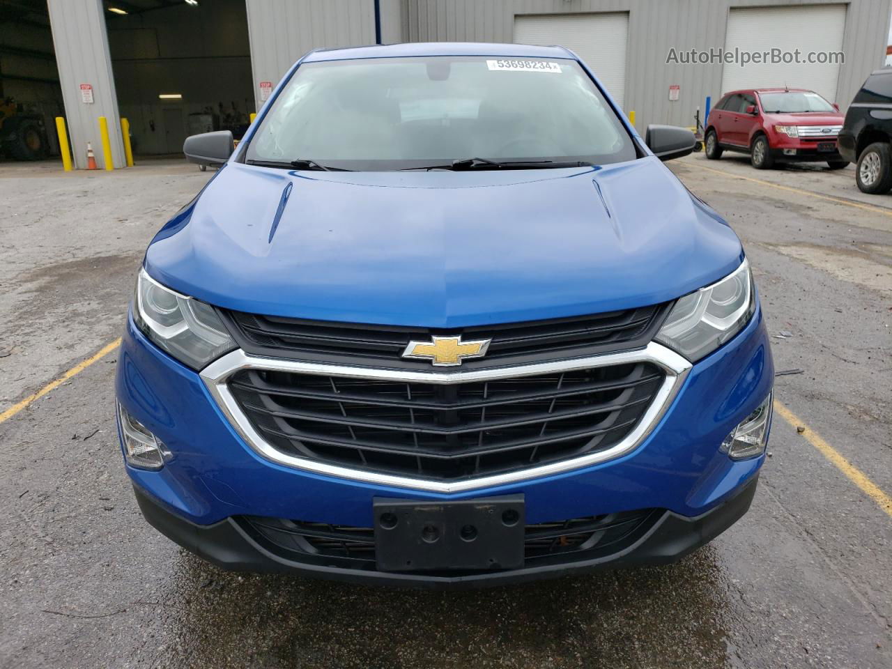 2019 Chevrolet Equinox Ls Blue vin: 3GNAXHEVXKS523063