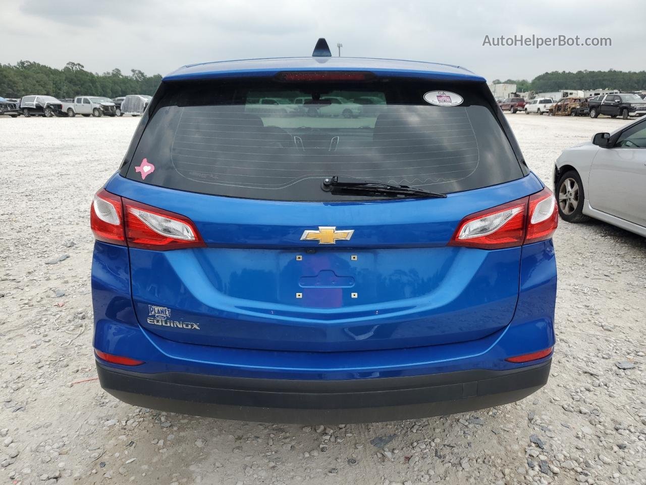 2019 Chevrolet Equinox Ls Blue vin: 3GNAXHEVXKS625107