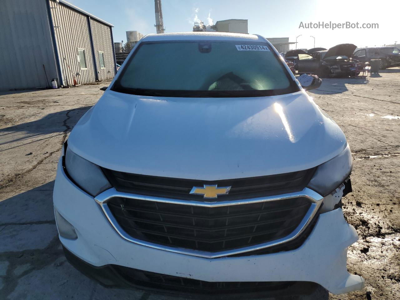 2020 Chevrolet Equinox Ls White vin: 3GNAXHEVXLS512887