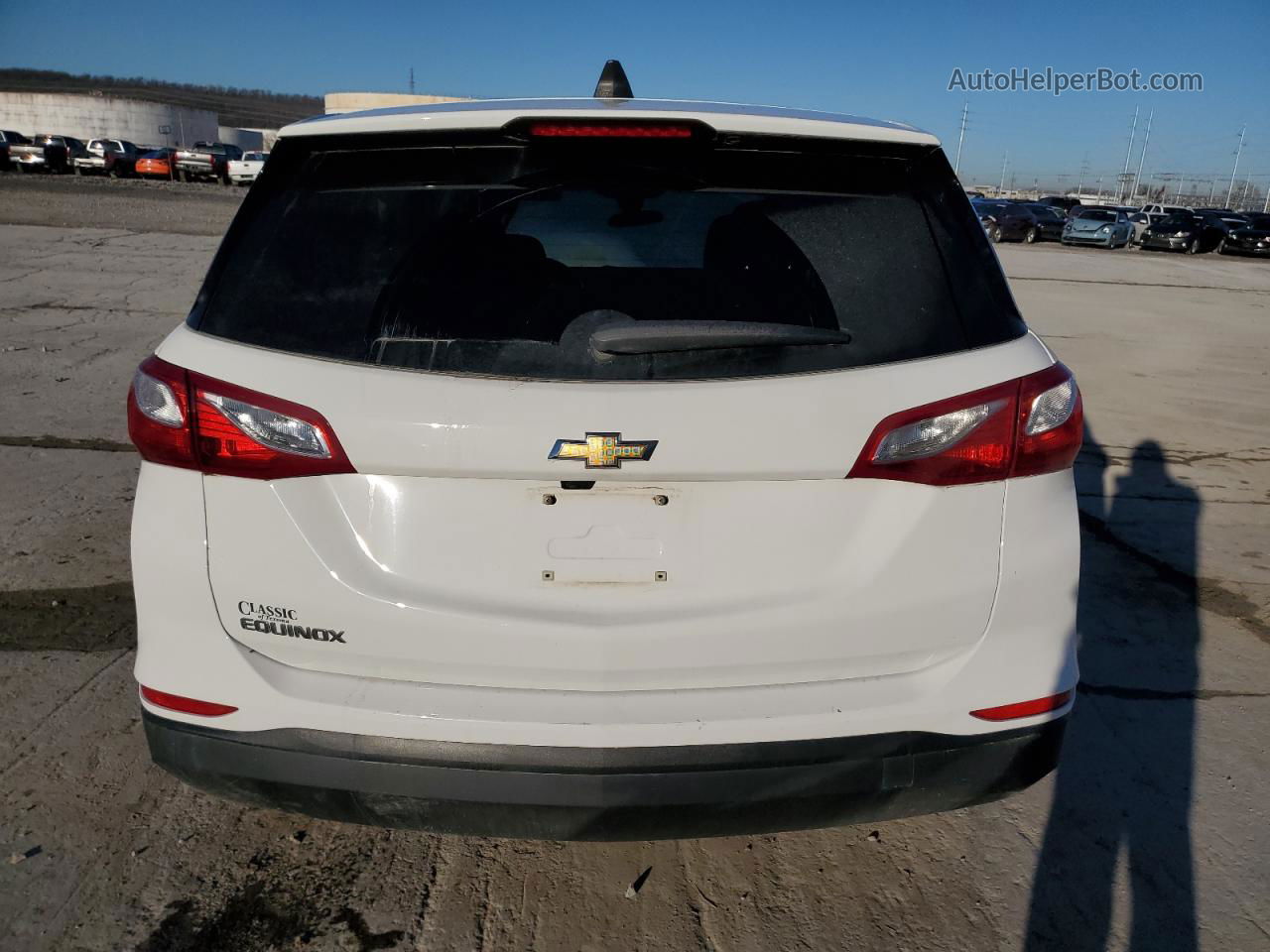 2020 Chevrolet Equinox Ls White vin: 3GNAXHEVXLS512887