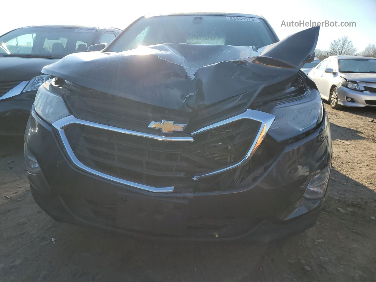 2018 Chevrolet Equinox Lt Gray vin: 3GNAXJEV0JL121441