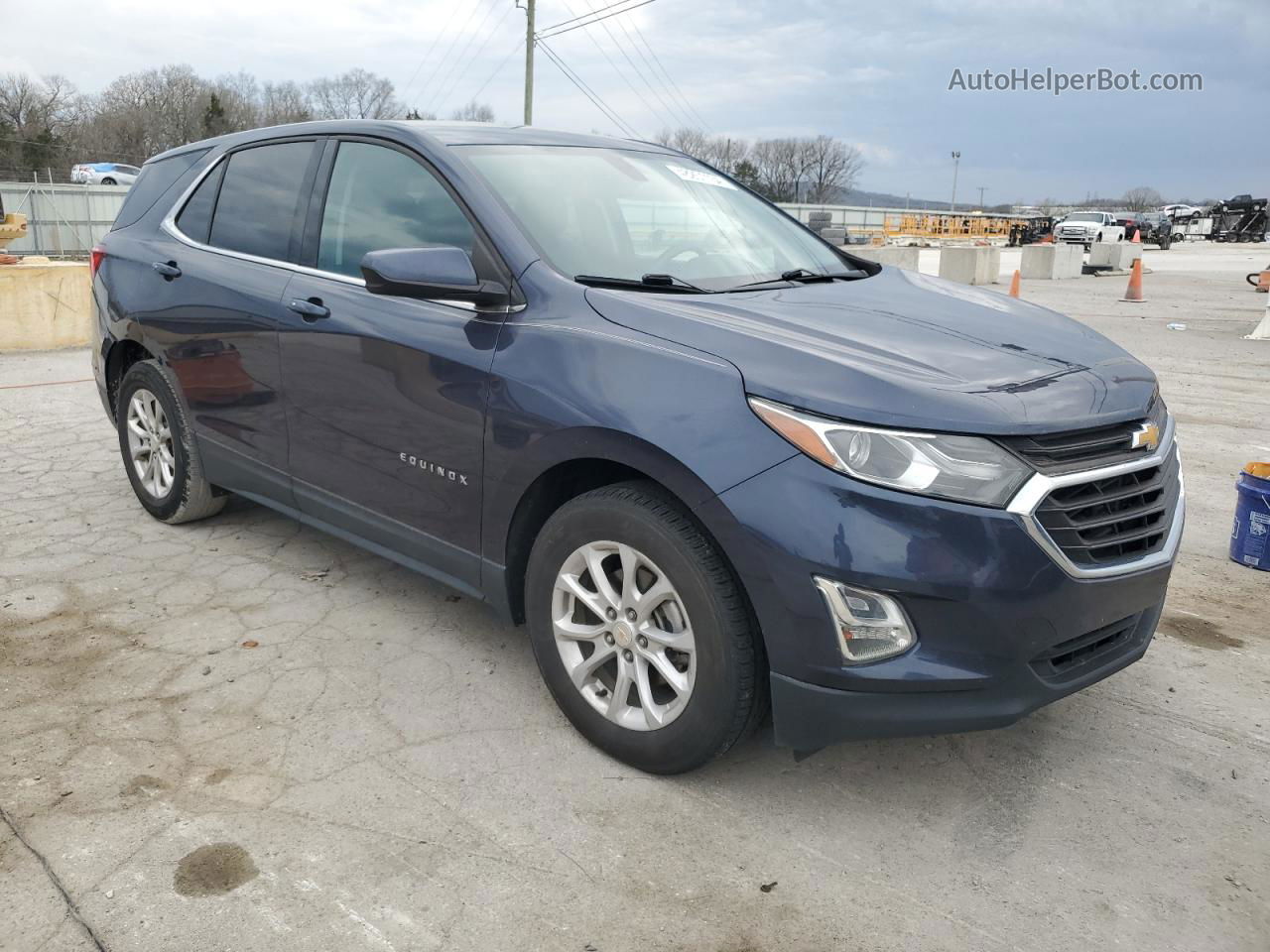 2018 Chevrolet Equinox Lt Blue vin: 3GNAXJEV0JS539116