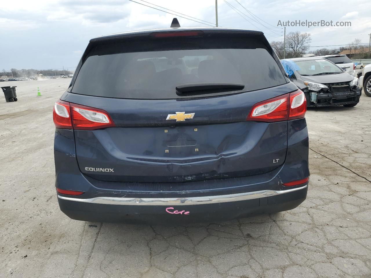 2018 Chevrolet Equinox Lt Blue vin: 3GNAXJEV0JS539116