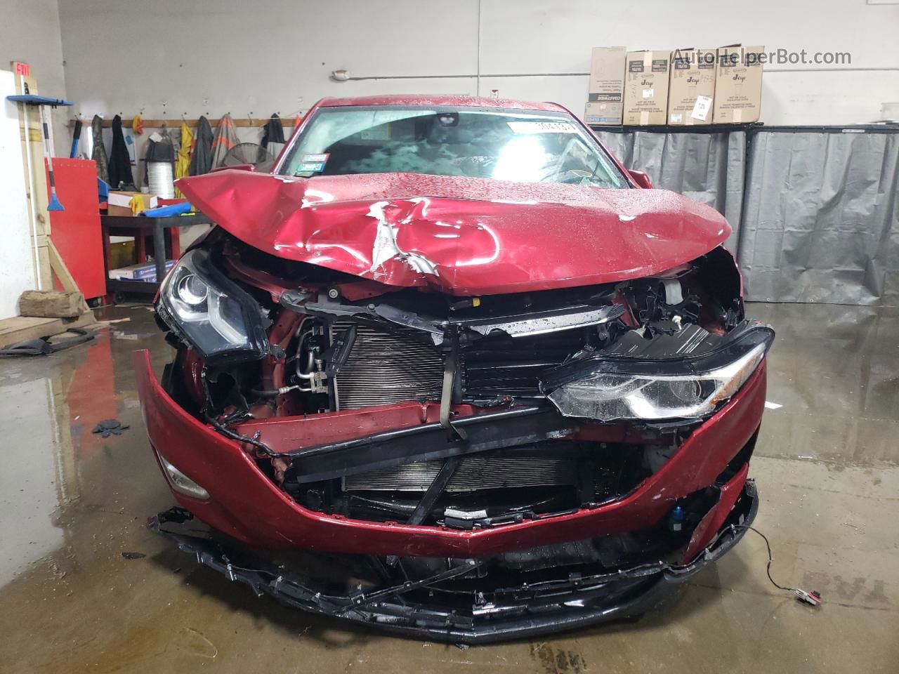 2018 Chevrolet Equinox Lt Red vin: 3GNAXJEV0JS566929