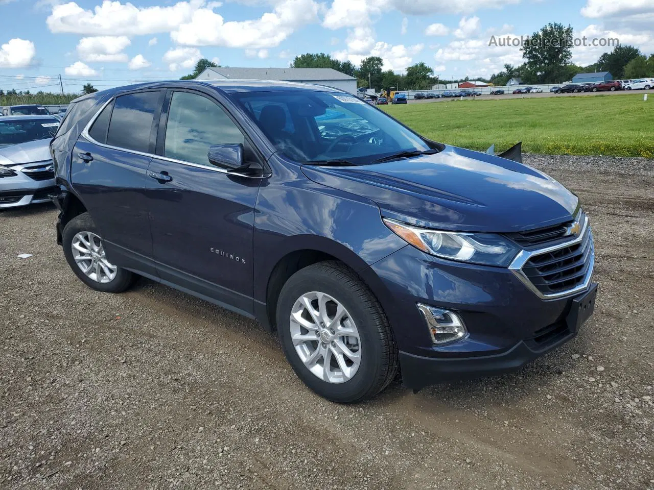 2018 Chevrolet Equinox Lt Blue vin: 3GNAXJEV0JS607818