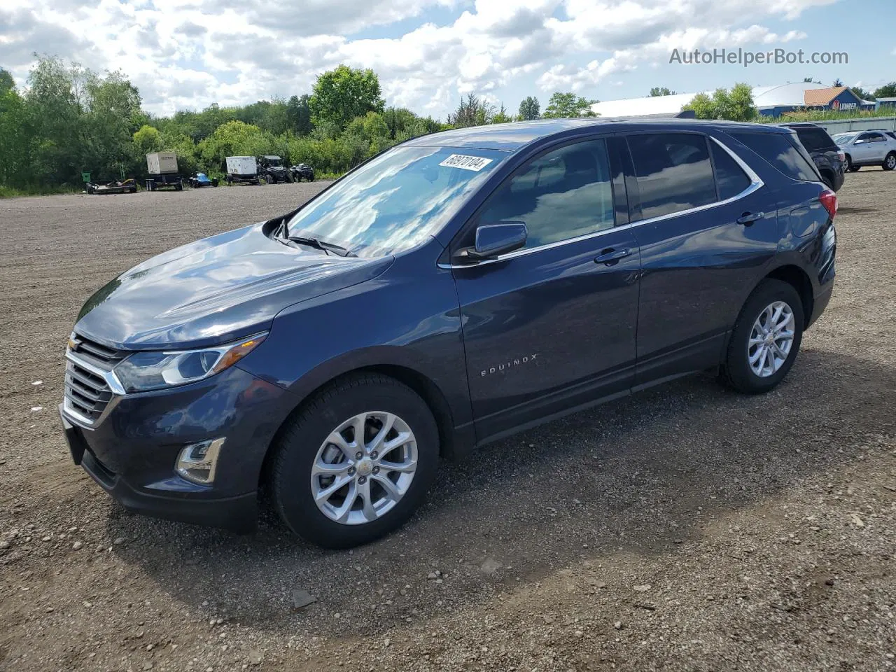 2018 Chevrolet Equinox Lt Blue vin: 3GNAXJEV0JS607818