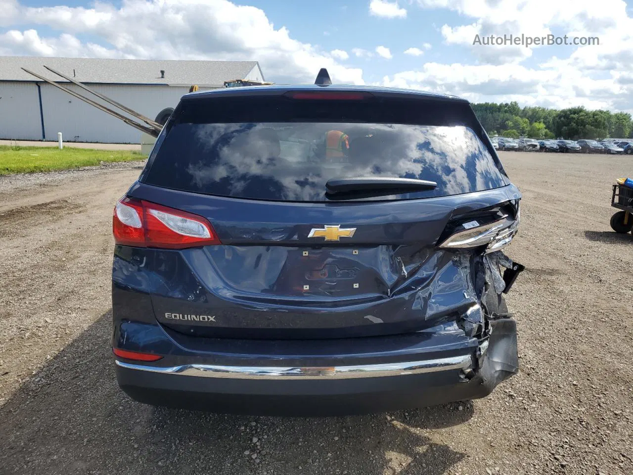 2018 Chevrolet Equinox Lt Blue vin: 3GNAXJEV0JS607818