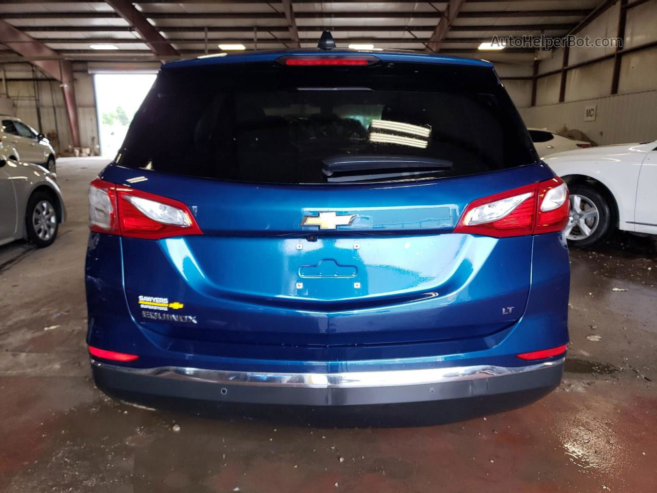 2019 Chevrolet Equinox Lt Blue vin: 3GNAXJEV0KL340689