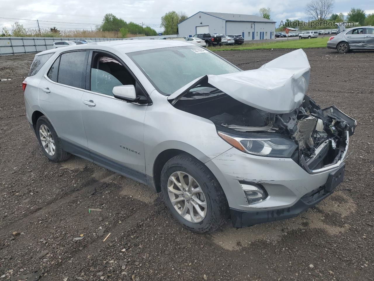 2018 Chevrolet Equinox Lt Silver vin: 3GNAXJEV1JL113462