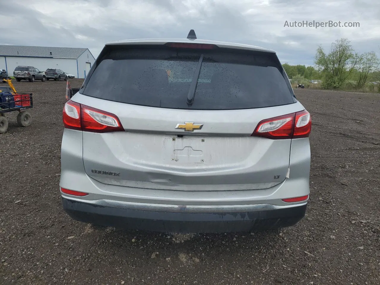 2018 Chevrolet Equinox Lt Silver vin: 3GNAXJEV1JL113462