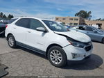 2018 Chevrolet Equinox Lt White vin: 3GNAXJEV1JL175654