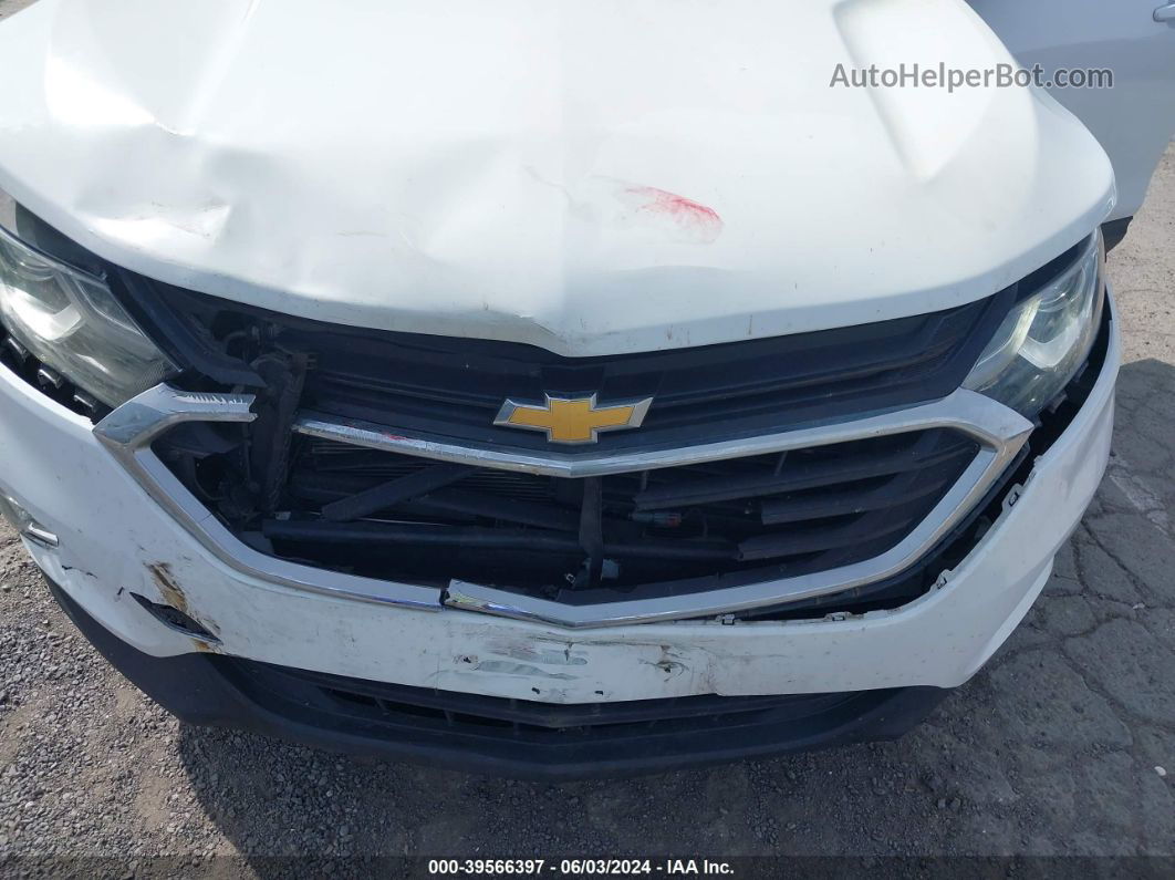 2018 Chevrolet Equinox Lt White vin: 3GNAXJEV1JL175654