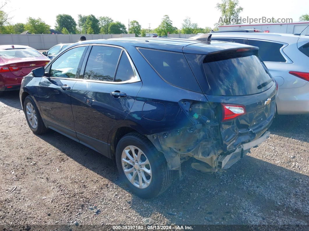 2018 Chevrolet Equinox Lt Dark Blue vin: 3GNAXJEV1JL371299