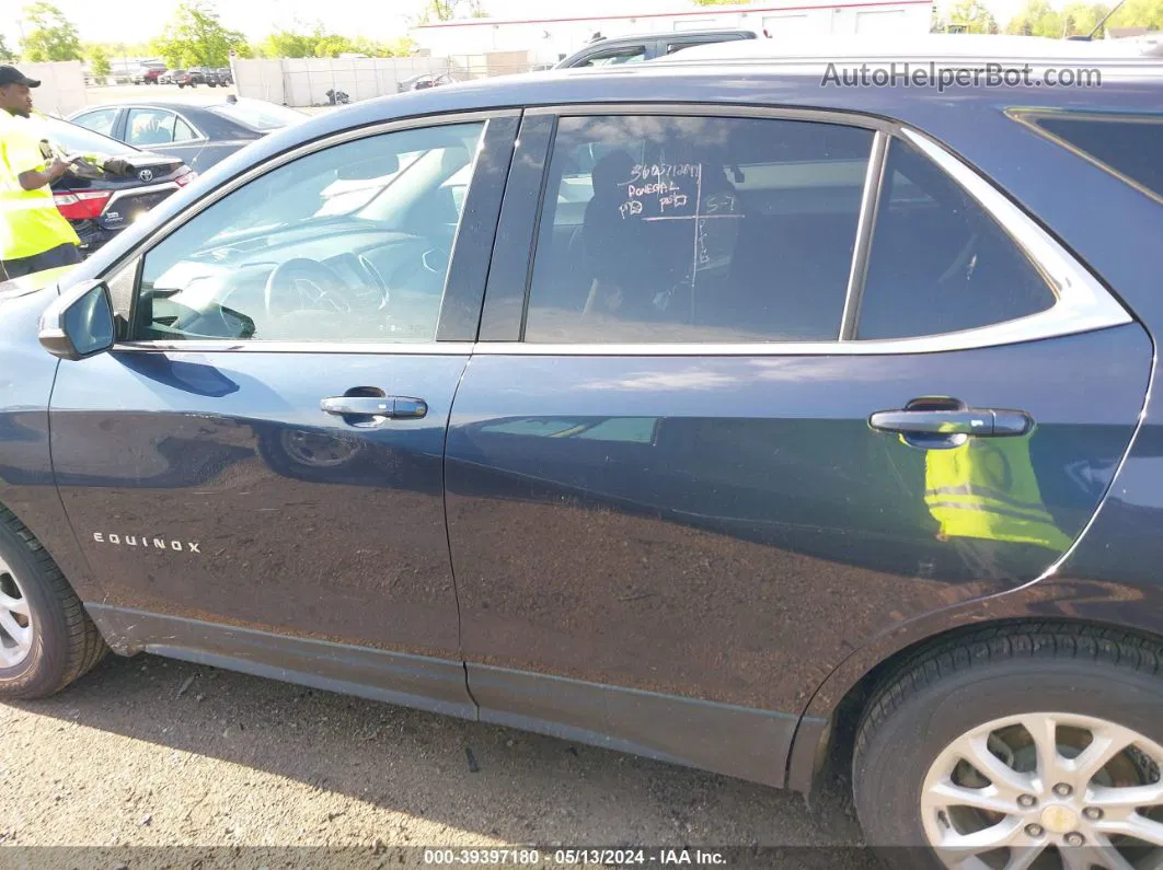 2018 Chevrolet Equinox Lt Dark Blue vin: 3GNAXJEV1JL371299