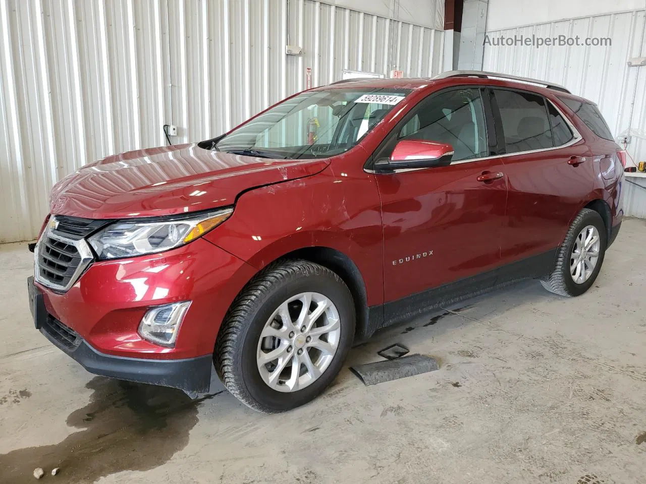 2018 Chevrolet Equinox Lt Red vin: 3GNAXJEV1JL380407