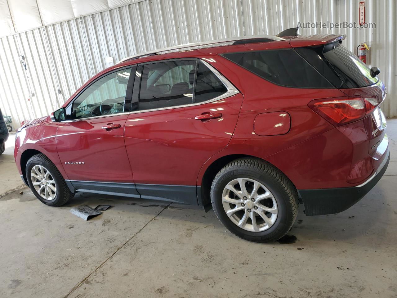 2018 Chevrolet Equinox Lt Red vin: 3GNAXJEV1JL380407