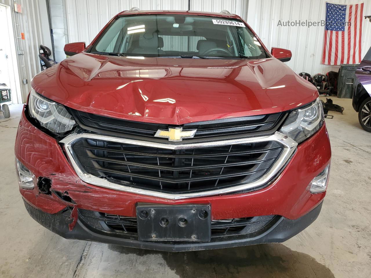 2018 Chevrolet Equinox Lt Red vin: 3GNAXJEV1JL380407