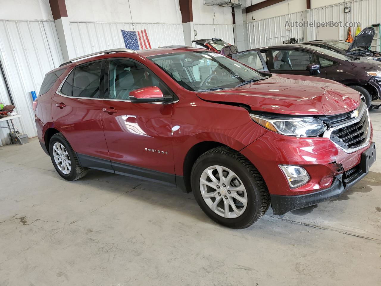 2018 Chevrolet Equinox Lt Red vin: 3GNAXJEV1JL380407