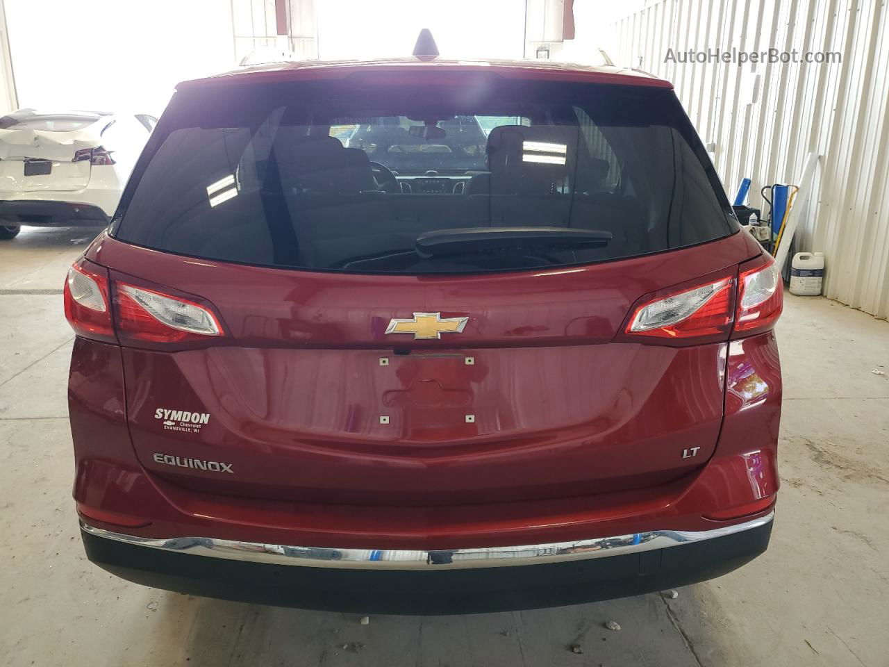 2018 Chevrolet Equinox Lt Red vin: 3GNAXJEV1JL380407