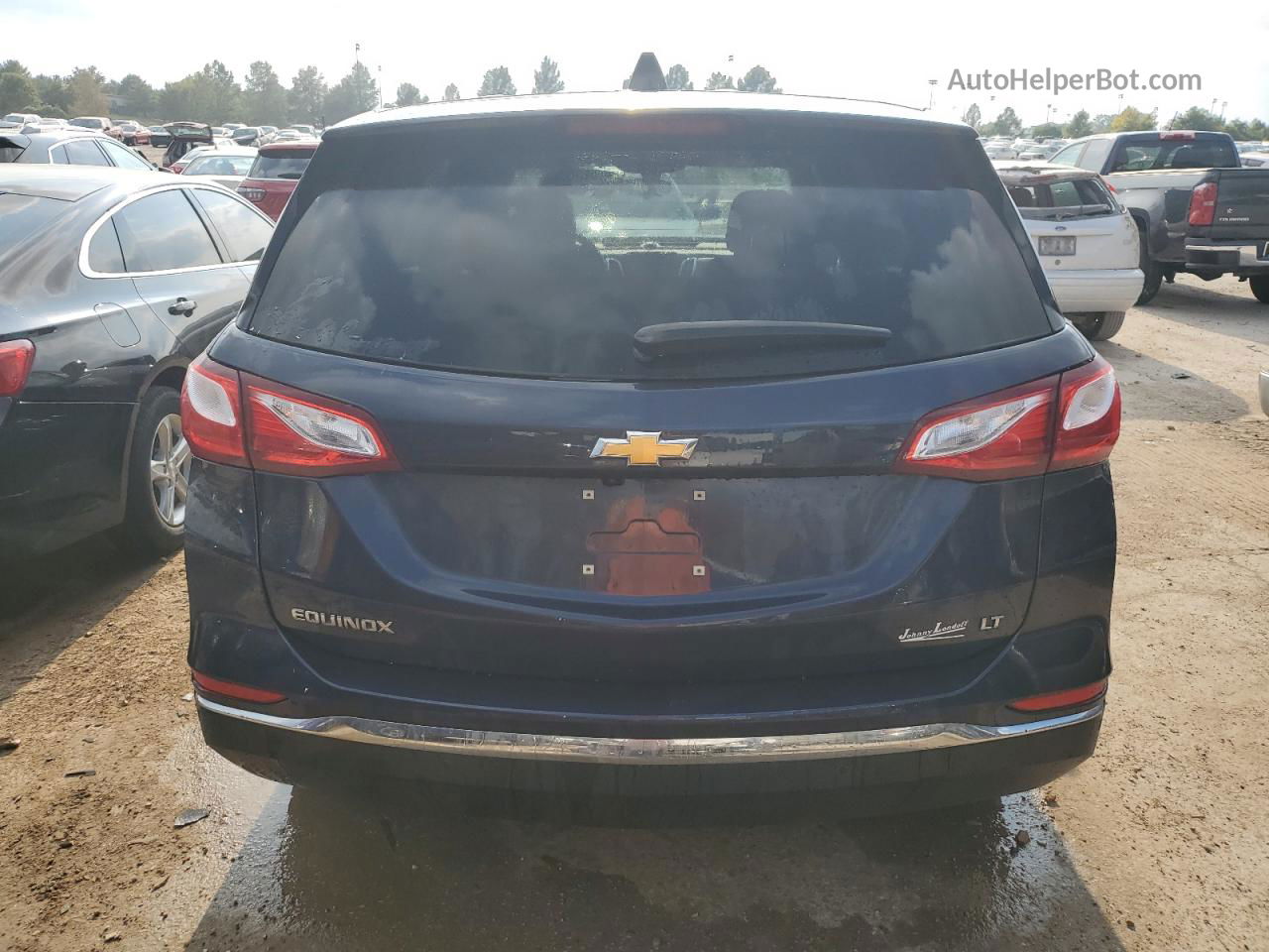 2018 Chevrolet Equinox Lt Blue vin: 3GNAXJEV1JS580709