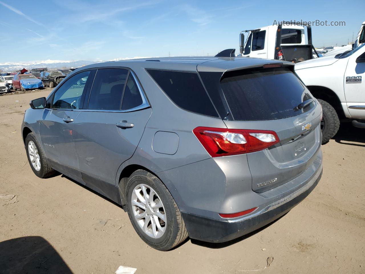 2018 Chevrolet Equinox Lt Серый vin: 3GNAXJEV1JS603485