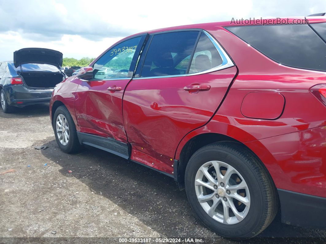 2018 Chevrolet Equinox Lt Red vin: 3GNAXJEV1JS607312