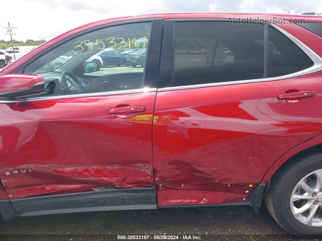 2018 Chevrolet Equinox Lt Red vin: 3GNAXJEV1JS607312