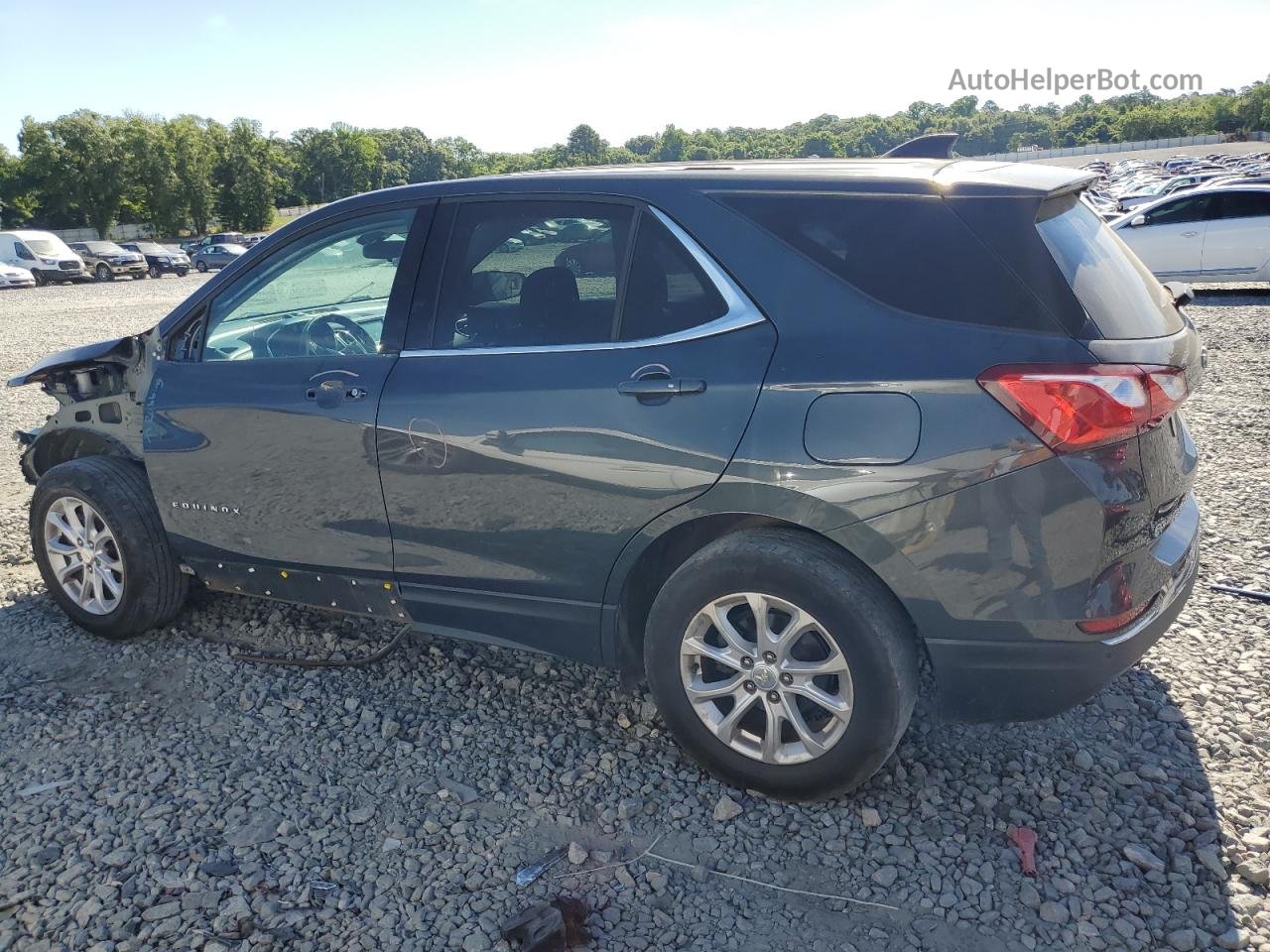 2018 Chevrolet Equinox Lt Gray vin: 3GNAXJEV1JS641315