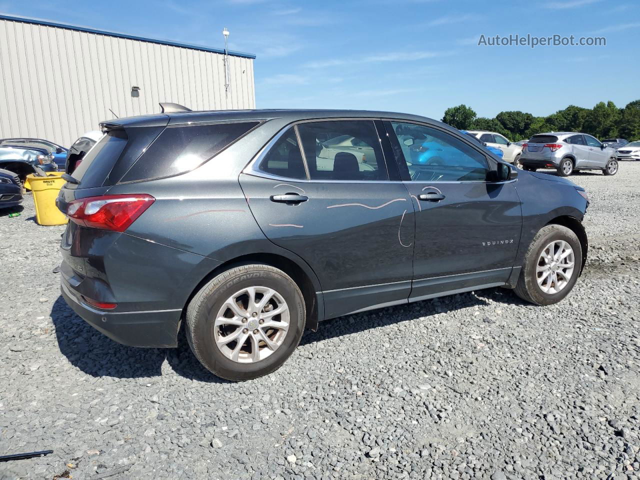 2018 Chevrolet Equinox Lt Gray vin: 3GNAXJEV1JS641315