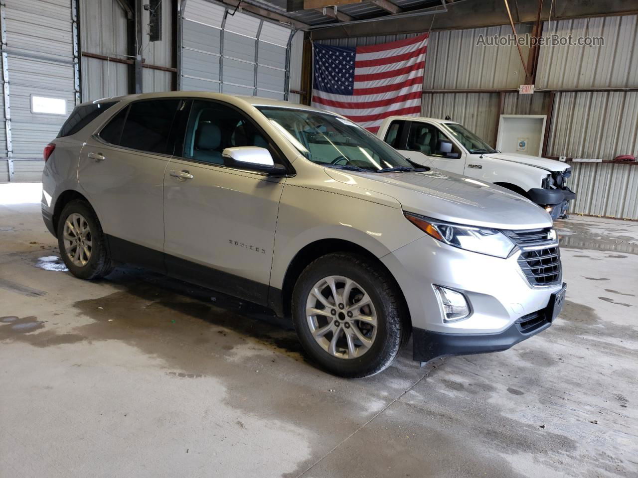 2018 Chevrolet Equinox Lt Silver vin: 3GNAXJEV2JS517652