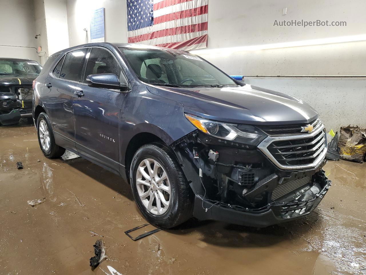 2018 Chevrolet Equinox Lt Blue vin: 3GNAXJEV2JS543426