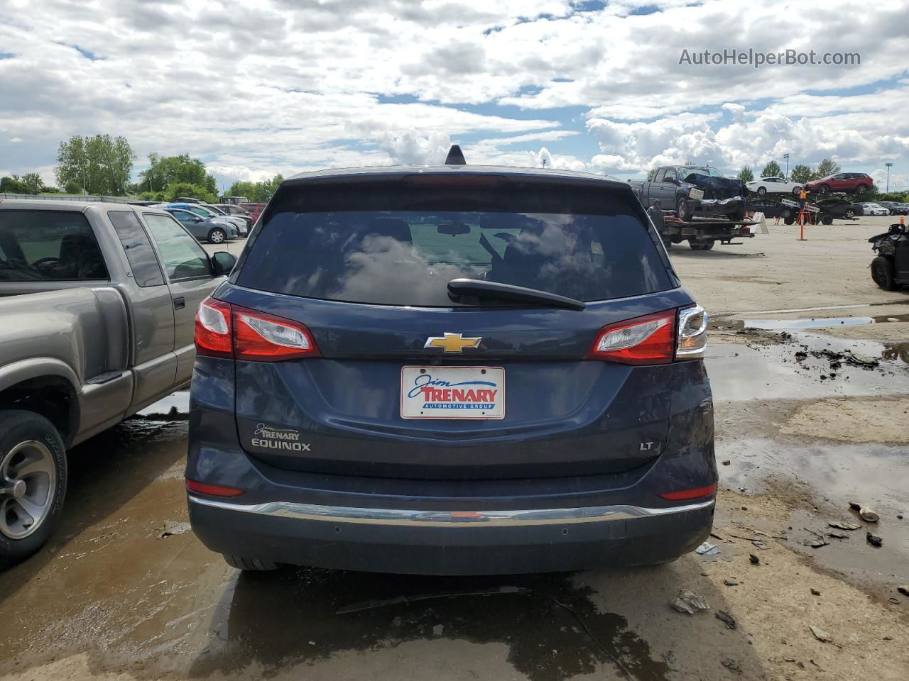 2018 Chevrolet Equinox Lt Blue vin: 3GNAXJEV2JS602295